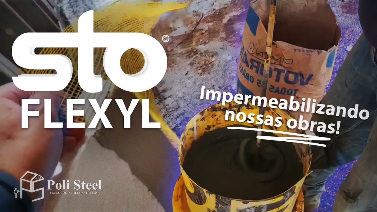 Aplicação de impermeabilização em fachada de Steel Frame