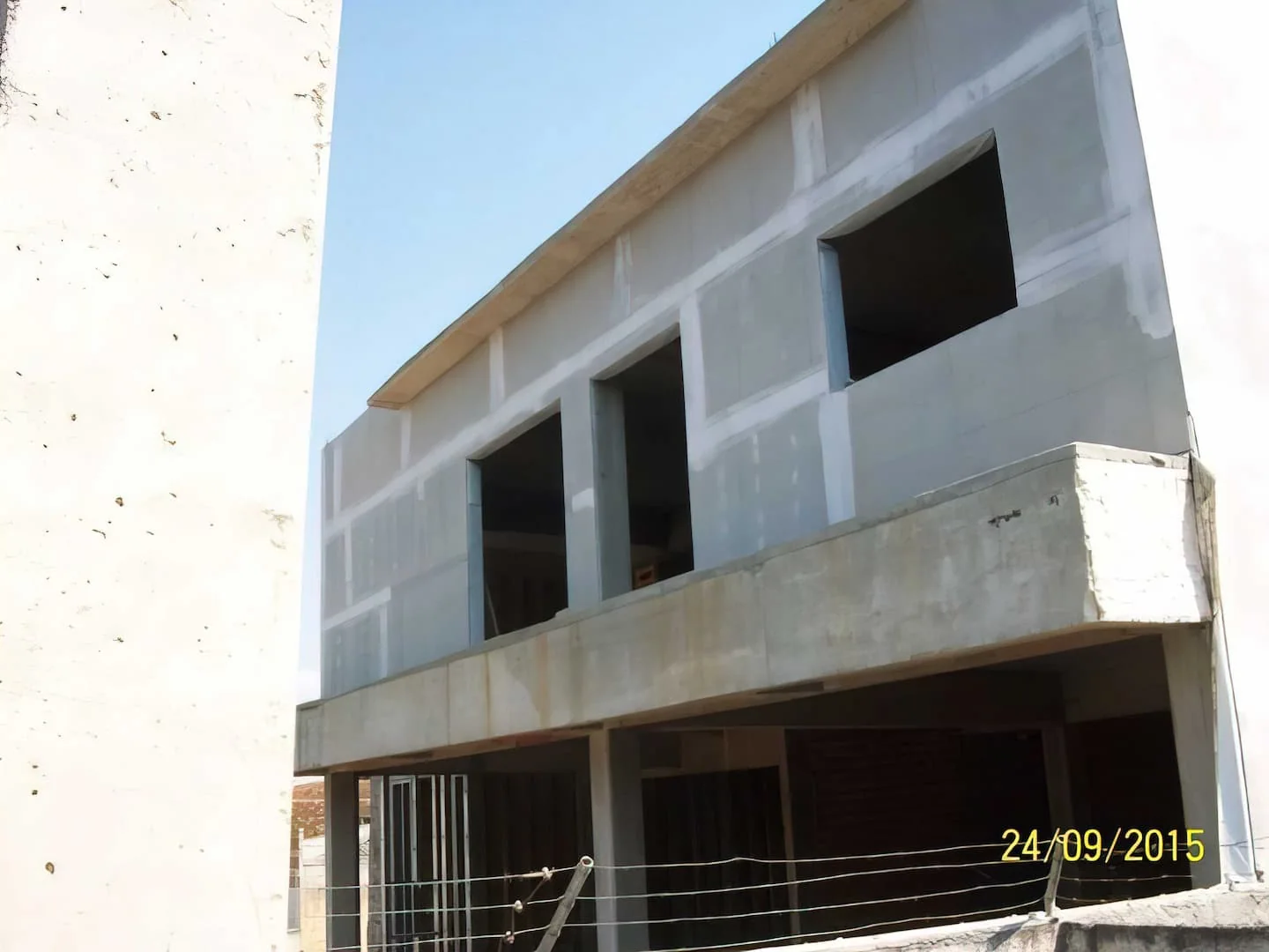 Obra de Steel Frame II, obra da Poli Steel em Caçador, SC