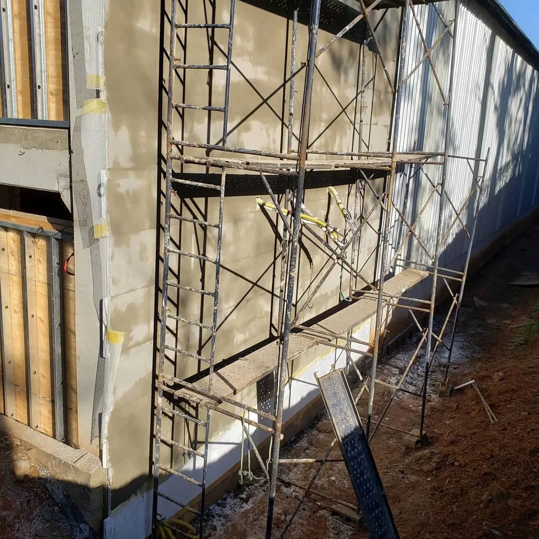 Obra de Steel Frame III, obra da Poli Steel em Caçador, SC